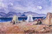 Henri Lebasque Prints On the Beach oil painting